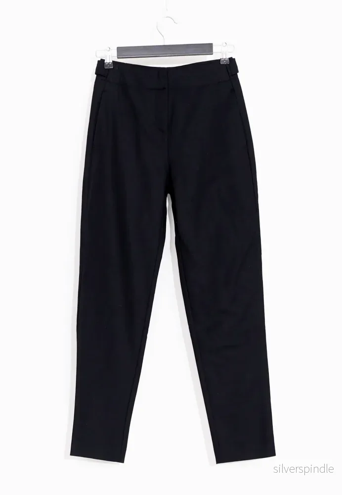 PANTALONE C DETT FONDOE VITA - Svart - Bild 2