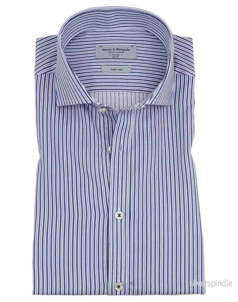 BS Andy Super Slim Fit Skjorta – Blue BS Andy Super Slim Fit Skjorta – Blue
