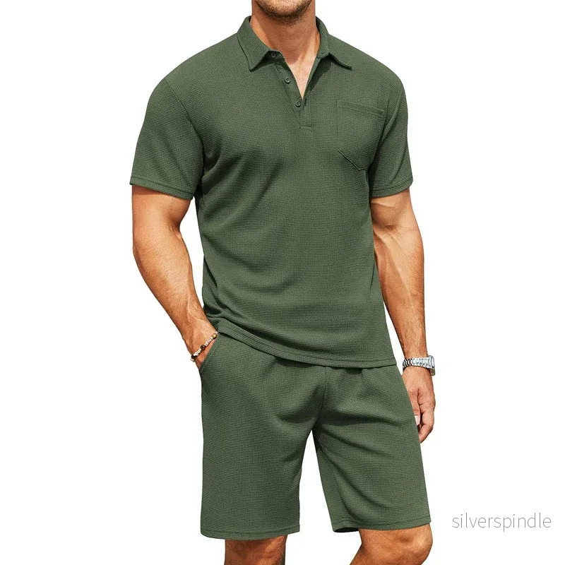 Ethan | Slim Fit Kavajkrage Pikétröja för Sommar Ethan | Slim Fit Kavajkrage Pikétröja för Sommar