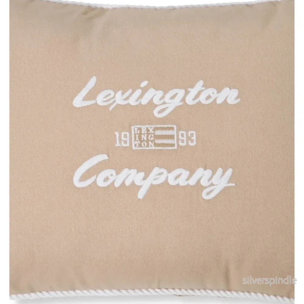 Lexington Logo Organic Cotton Prydnadskudde - Bild 3