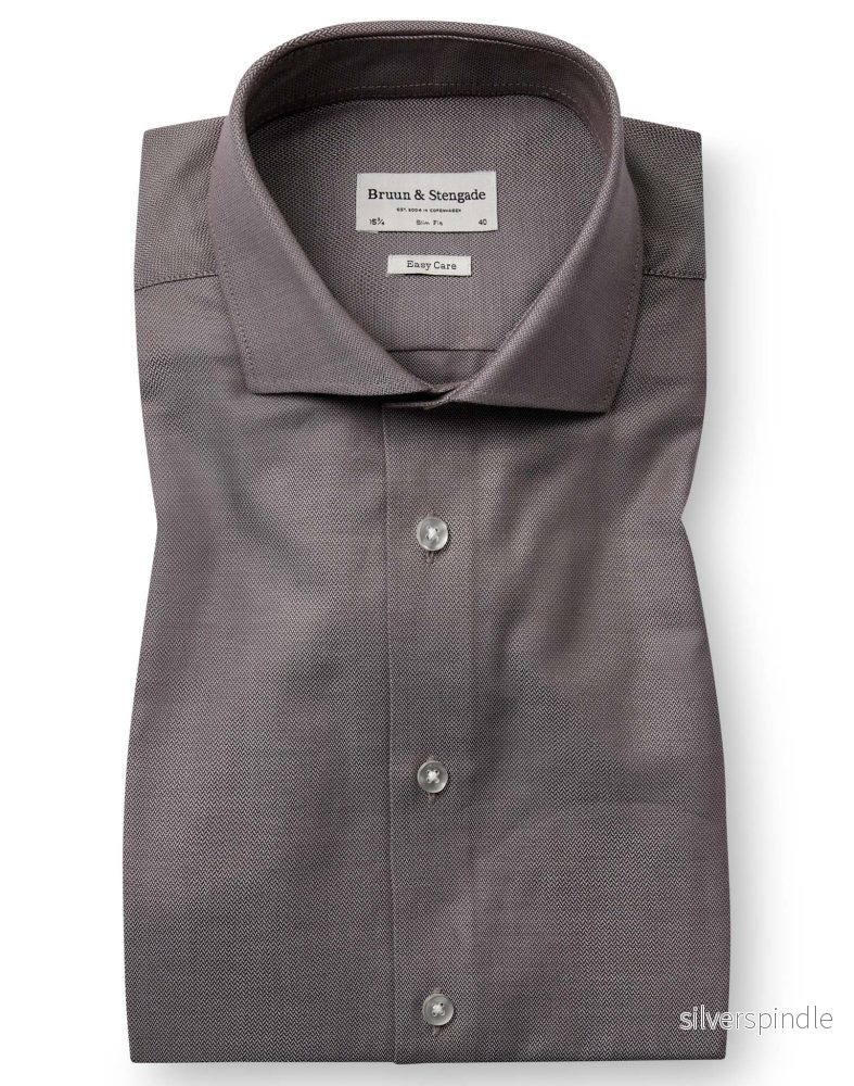 BS Strider Slim Fit Skjorta - Brown