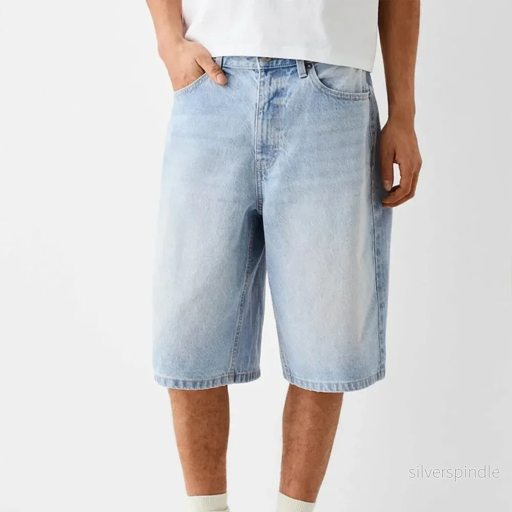 Liam | Baggy Vintage Denim Shorts för Avslappnad Stil - Bild 2