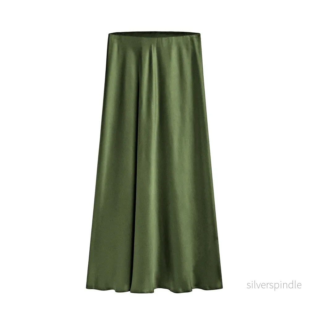 Emma | Elegant Hög Midja Kjol med Sned Slits Emma | Elegant Hög Midja Kjol med Sned Slits