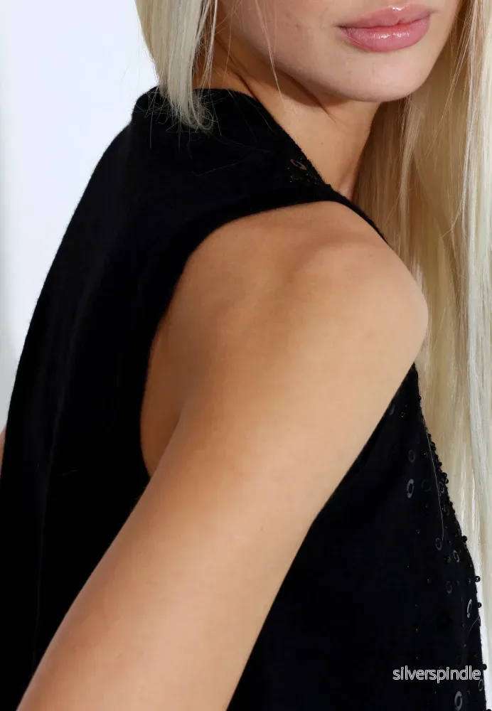 C MAY VEST - Svart - Bild 3