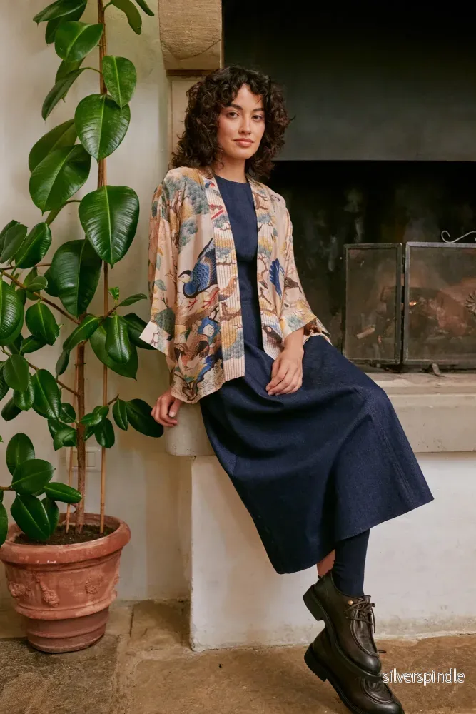 Kort kimono Hummingbird Nude