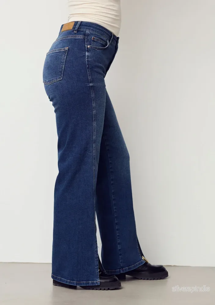 Bologna Split Jeans - Dark denim - Bild 2