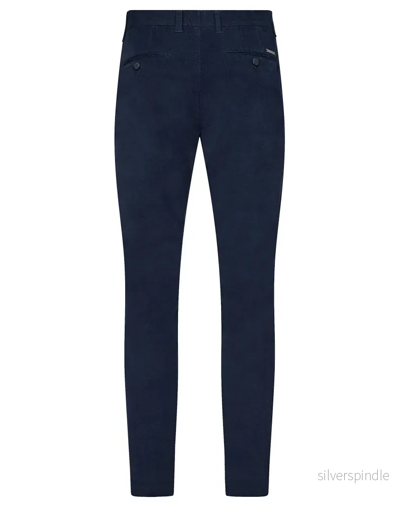 BS Reino Regular Fit Chinos - Navy - Bild 2