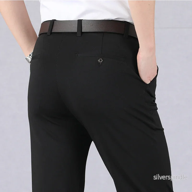 Moderna Arbetsbyxor Herr | Slim Fit med Stretchigt Material | Mångsidig Design för Komfort och Stil