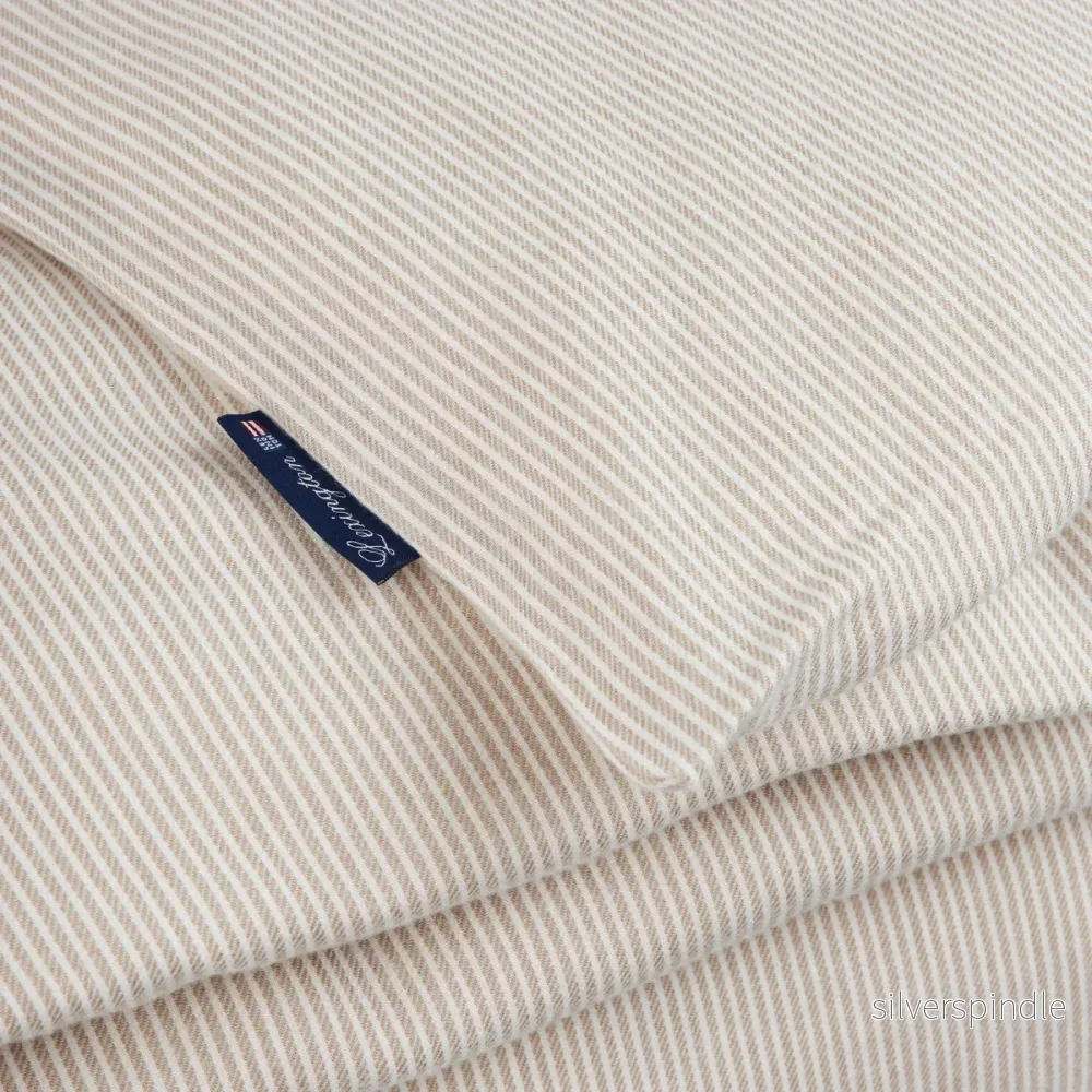 Lexington Striped Lyocell Flannel Påslakanset - Bild 2