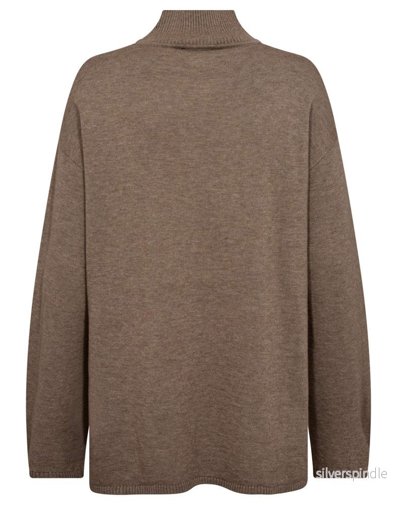 BS Guro Regular Fit Stickat - Brown - Bild 2