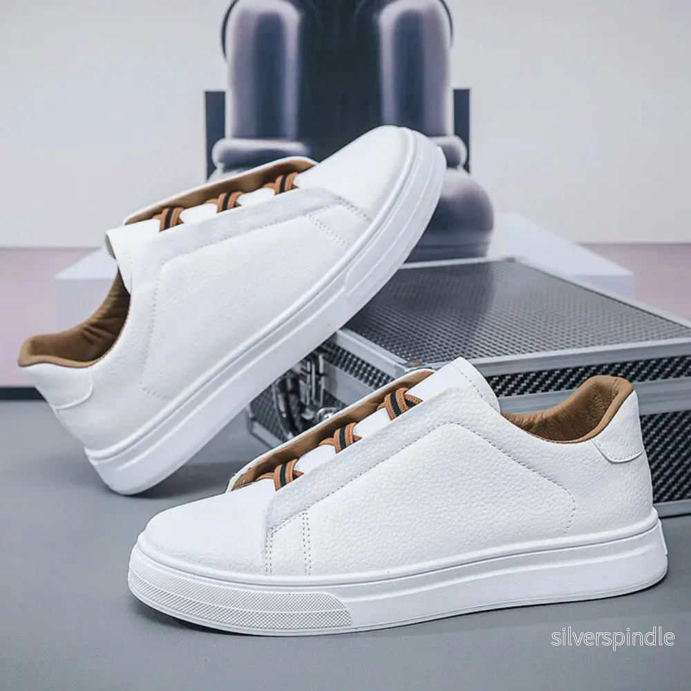 Ethan | Elegant Slip-On Sneakers Med Spetsdetalj För Stil Och Komfort - Bild 2
