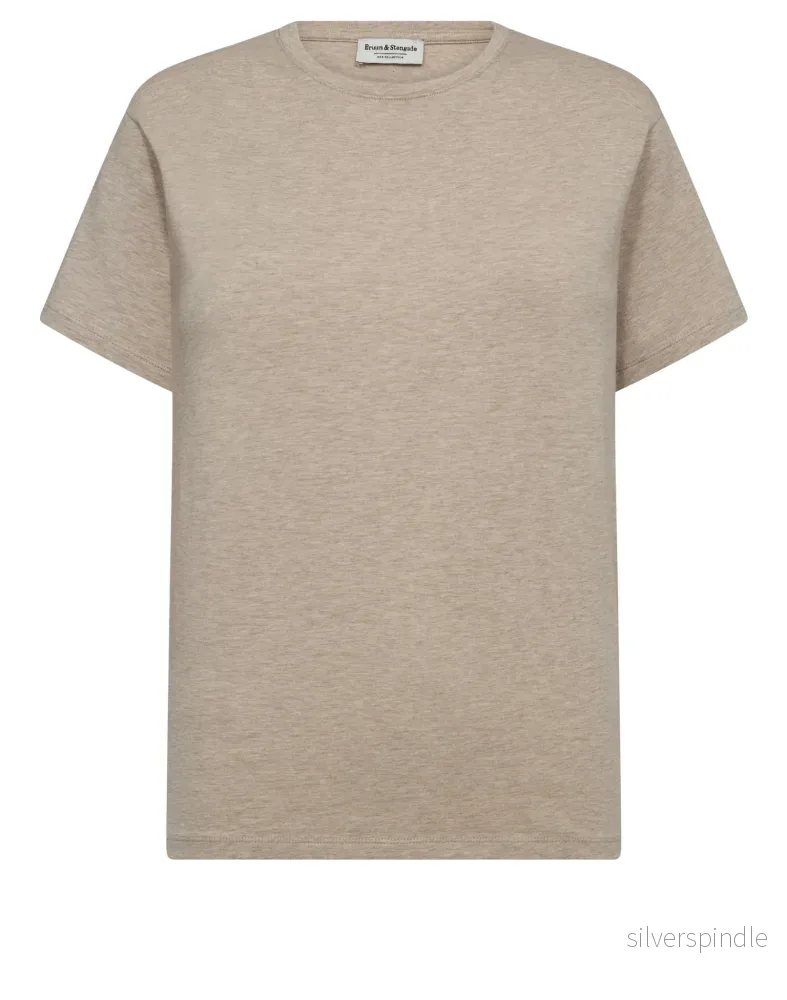 BS Abelone Slim Fit T-shirt – Sand BS Abelone Slim Fit T-shirt – Sand