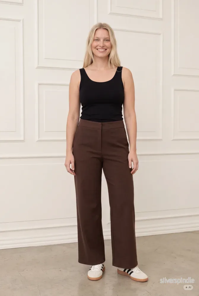 Ova Pocket Pant - Brown - Bild 3