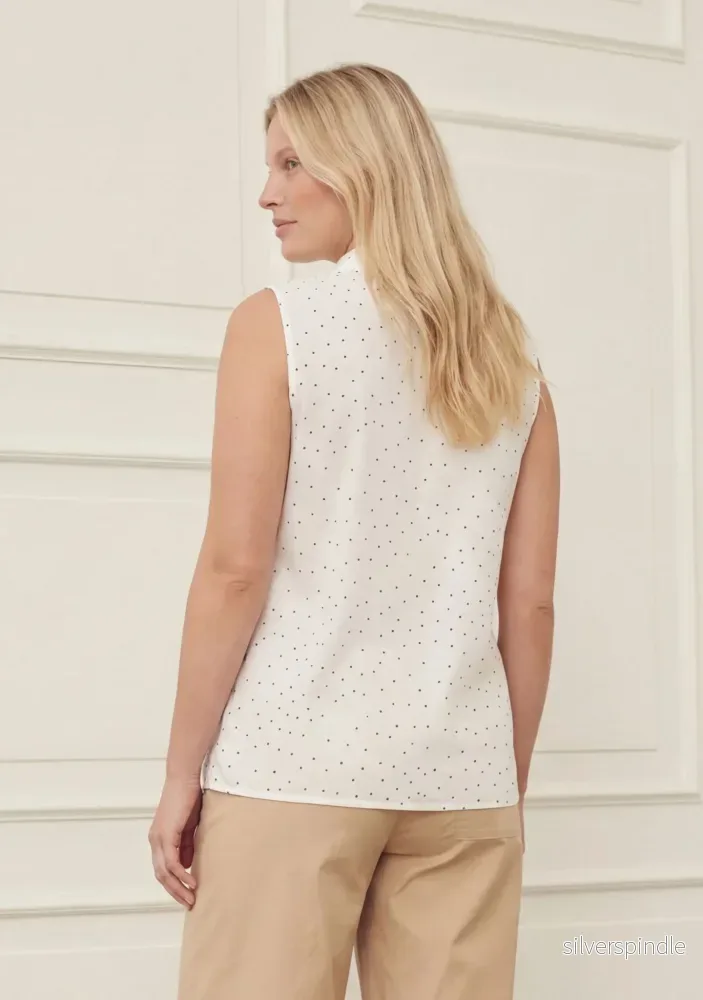 Molly Top - White w/Black - Bild 3