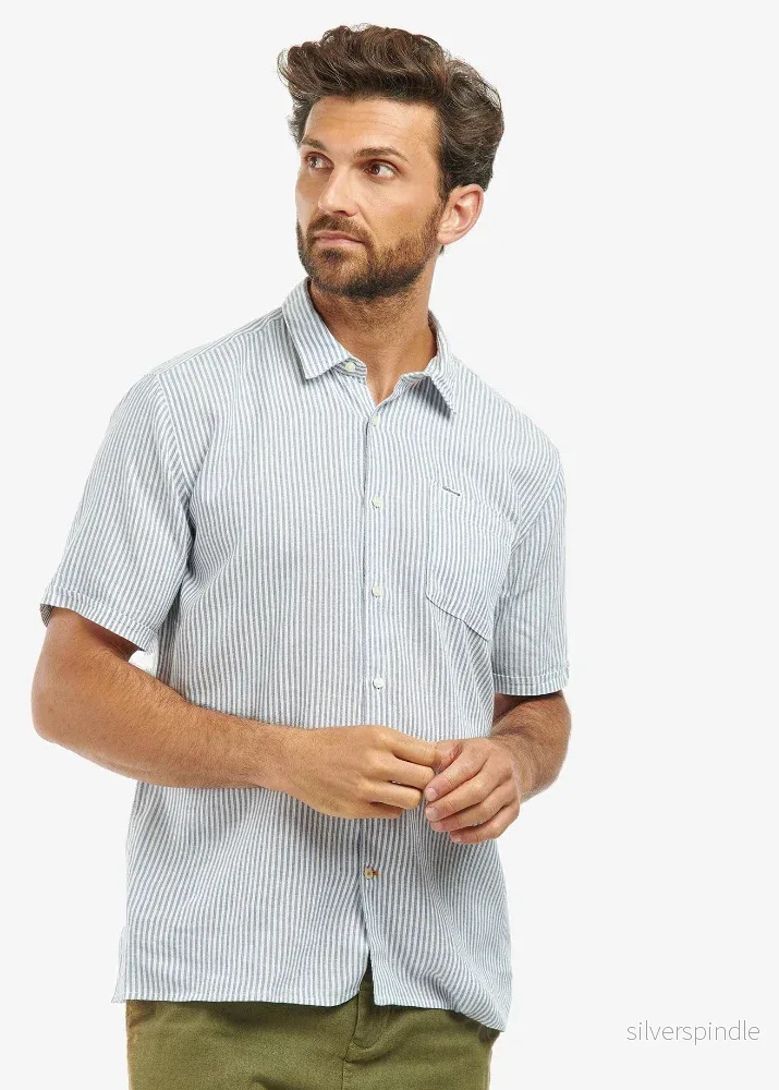 Barbour Deerpark Summer Shirt Navy Barbour Deerpark Summer Shirt Navy