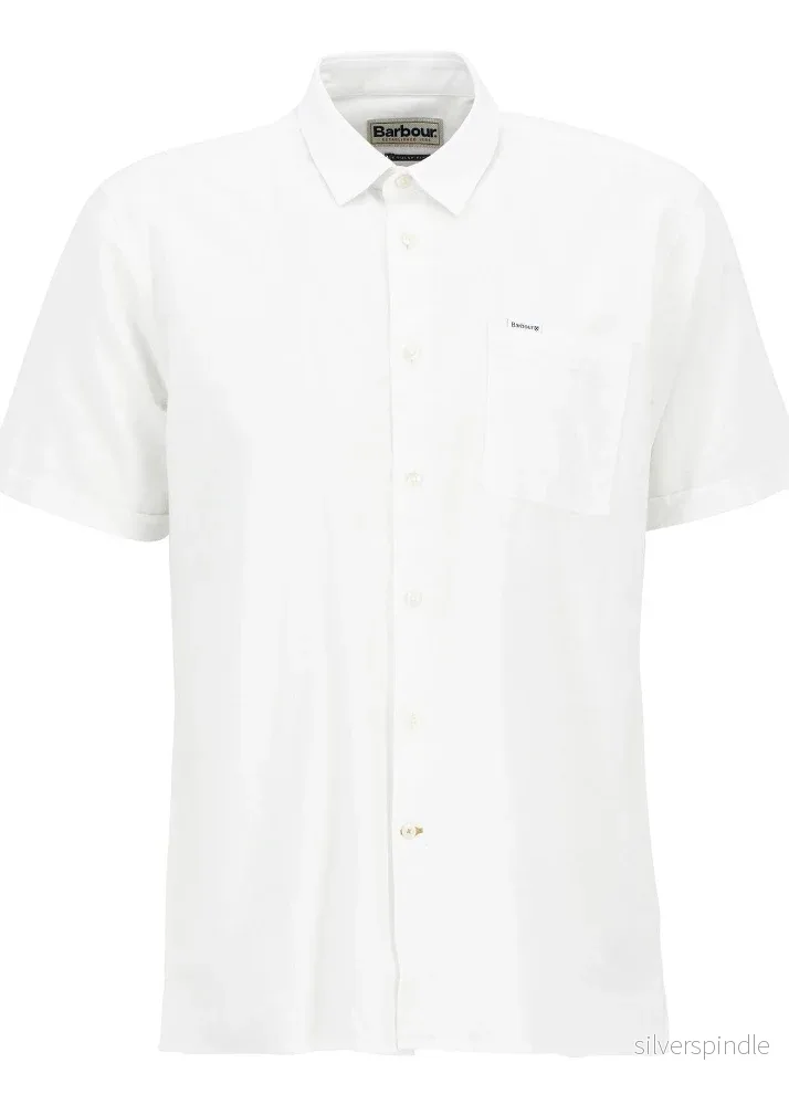 Barbour Nelsson SS Summer Shirt White - Bild 2