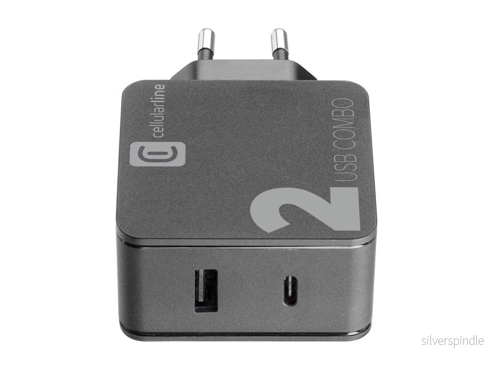 CellularLine 42W Multipower 2 Combo Strömadapter USB-A och USB-C - Bild 2