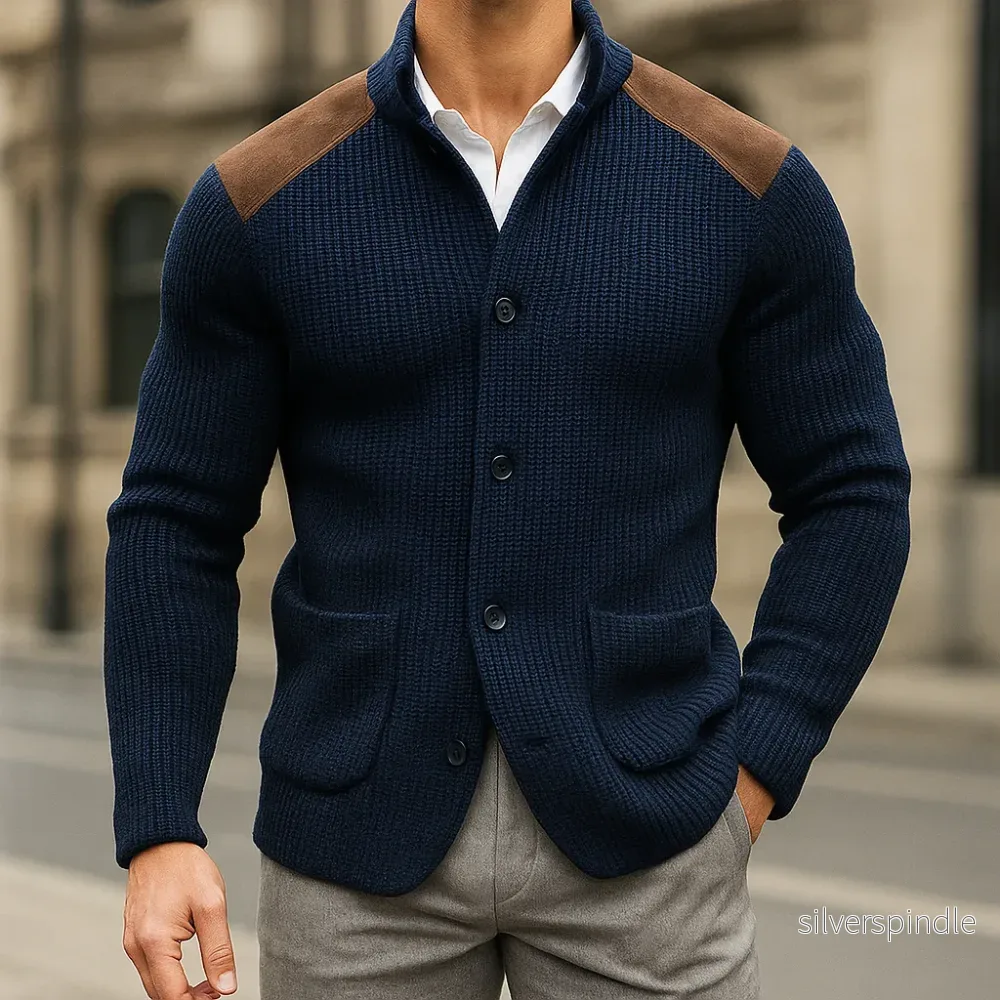 Ethan | Elegant Texturerad Flexibel Kavaj - Bild 2