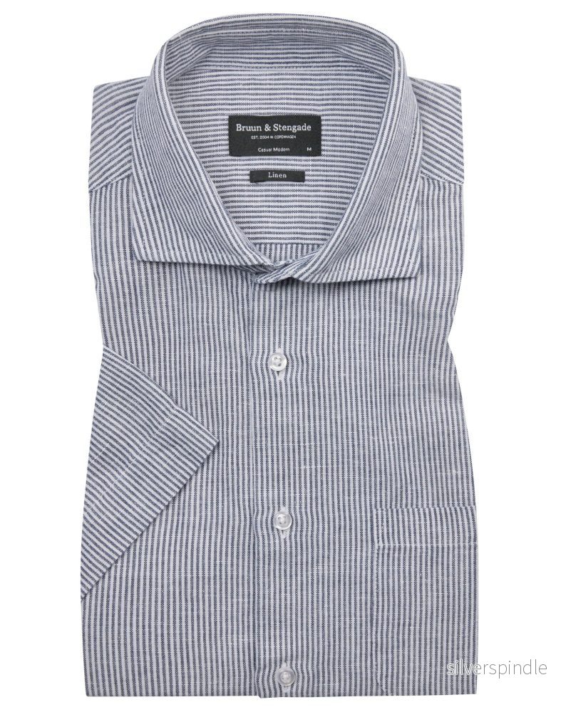 BS Lewis Casual Modern Fit Skjorta – Blue/White BS Lewis Casual Modern Fit Skjorta – Blue/White