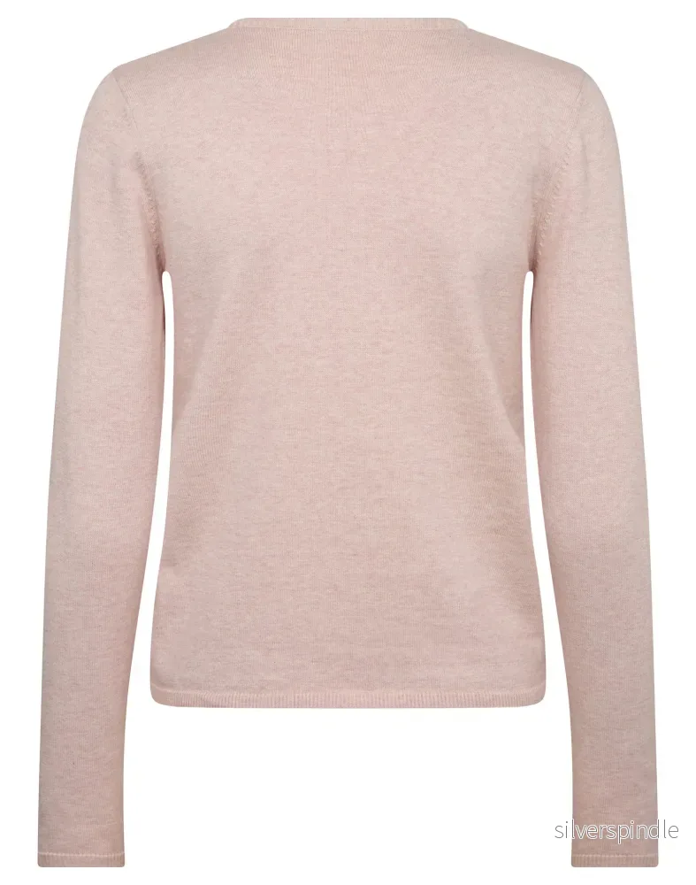 BS Melina Regular Fit Stickat - Rose - Bild 2