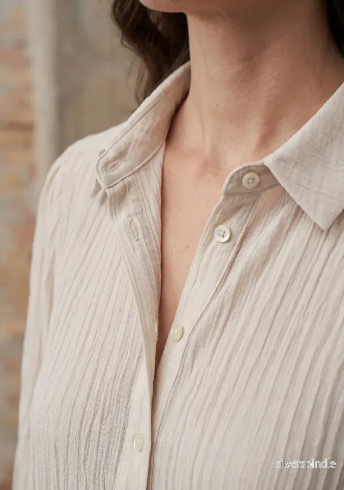 Galia Blouse - Light Sand - Bild 3