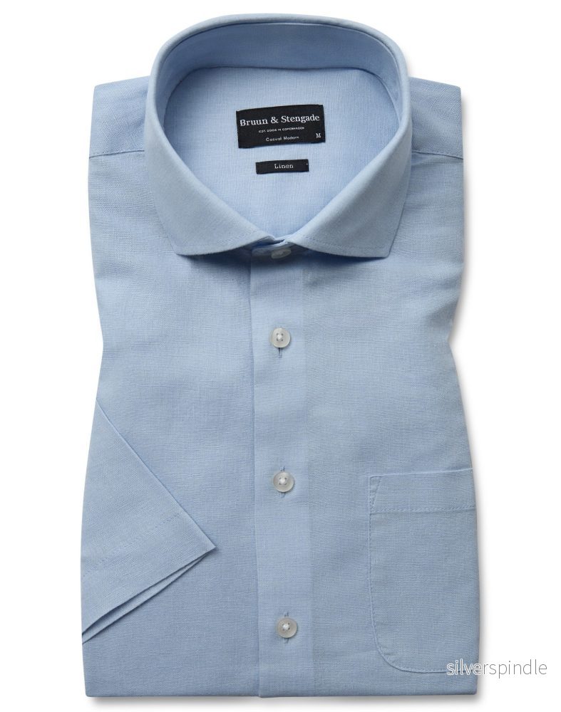 BS Lott Casual Modern Fit Skjorta - Light Blue