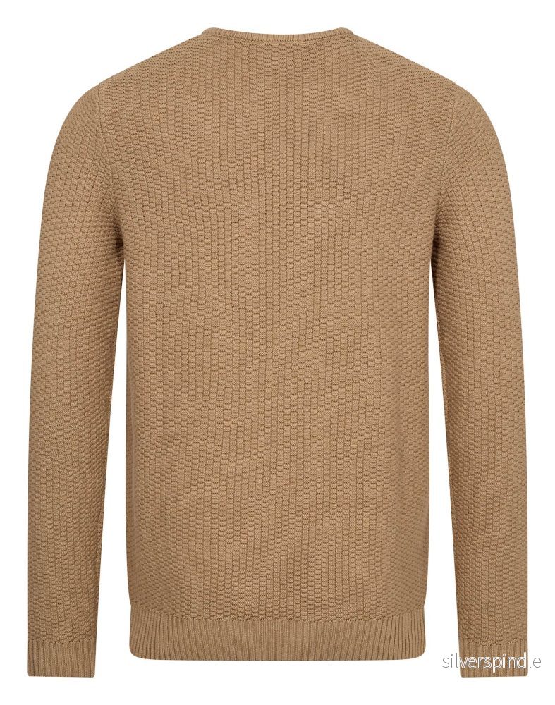 BS Otis Regular Fit Stickat - Beige - Bild 2