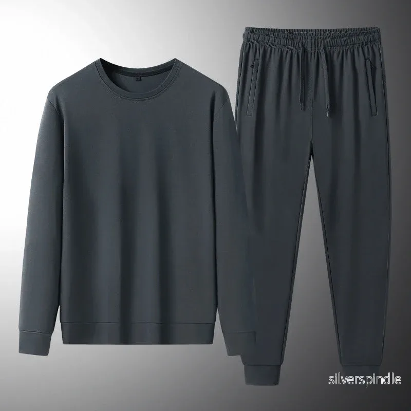 Ethan | Vår Sportset med Långärmad Sweatshirt och Cropped Byxor - Bild 3