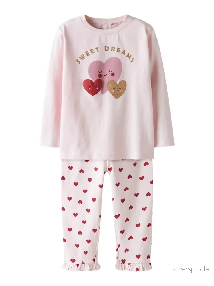 Hjärtan Pyjamas Hjärtan Pyjamas