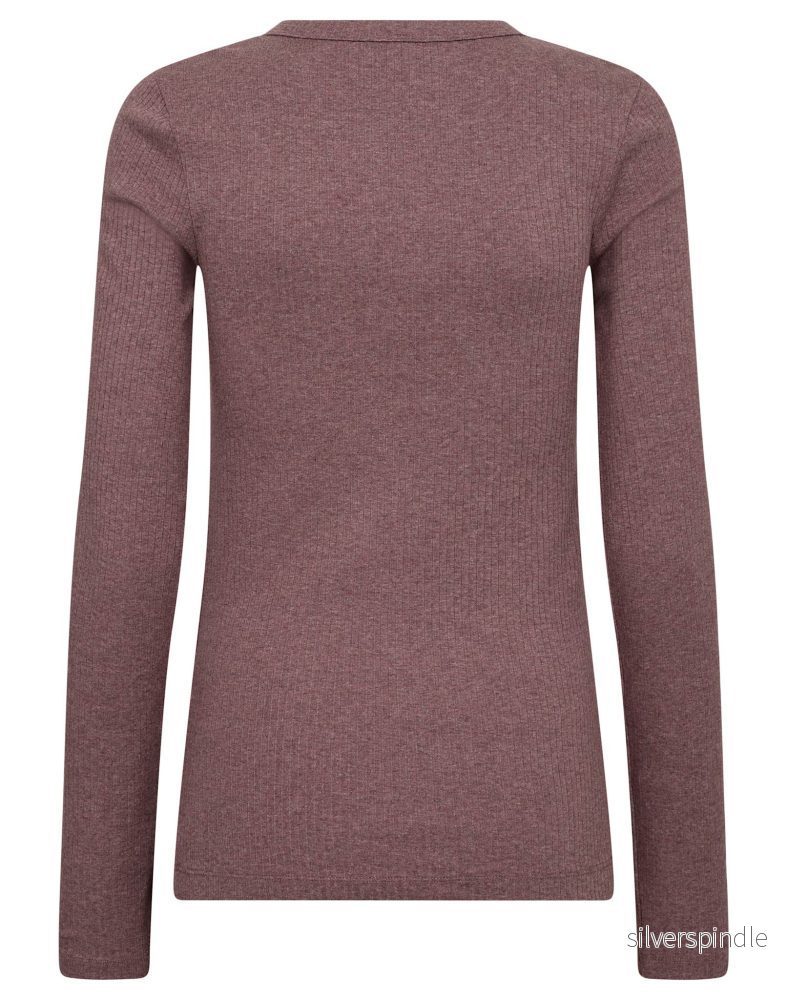 BS Margrethe Långärmad T-Shirt - Plum - Bild 2