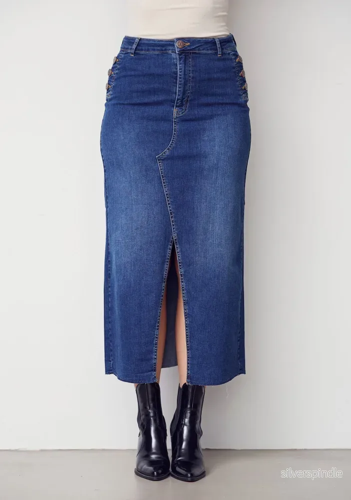Como Denim Skirt – Dark denim Como Denim Skirt – Dark denim