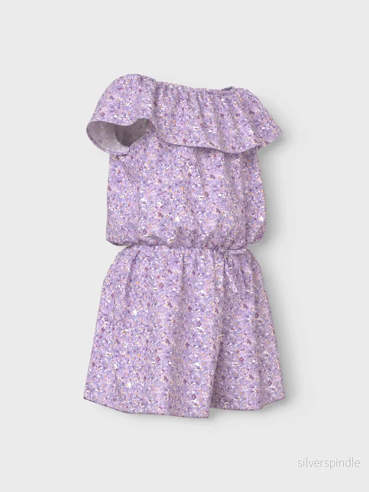 Playsuit Lila Blommig - Bild 3