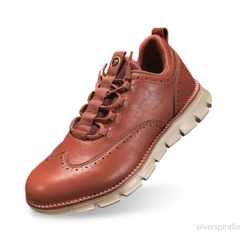Ethan | Elegant Svart Oxford Skor med Flexibel Sula och Memory Foam - Bild 3