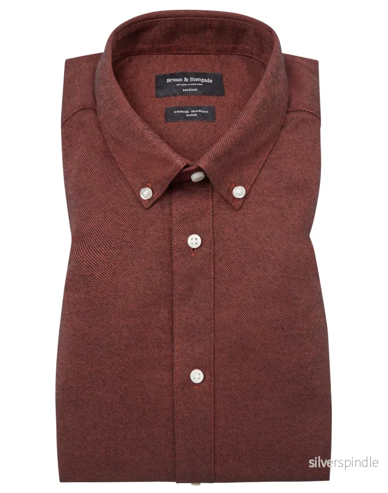 BS Ebruma Casual Modern Fit Skjorta – Orange BS Ebruma Casual Modern Fit Skjorta – Orange