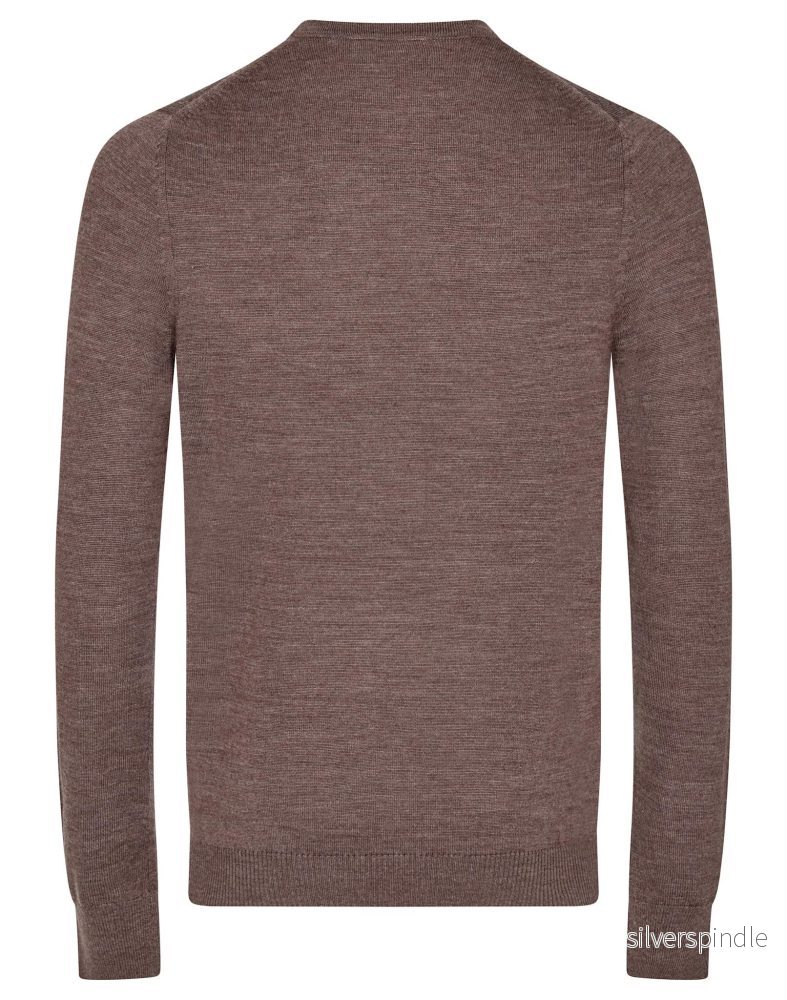 BS Sanjay Regular Fit Stickad tröja - Brown - Bild 2