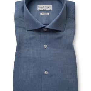 BS Aaron Slim Fit Skjorta – Blue BS Aaron Slim Fit Skjorta – Blue