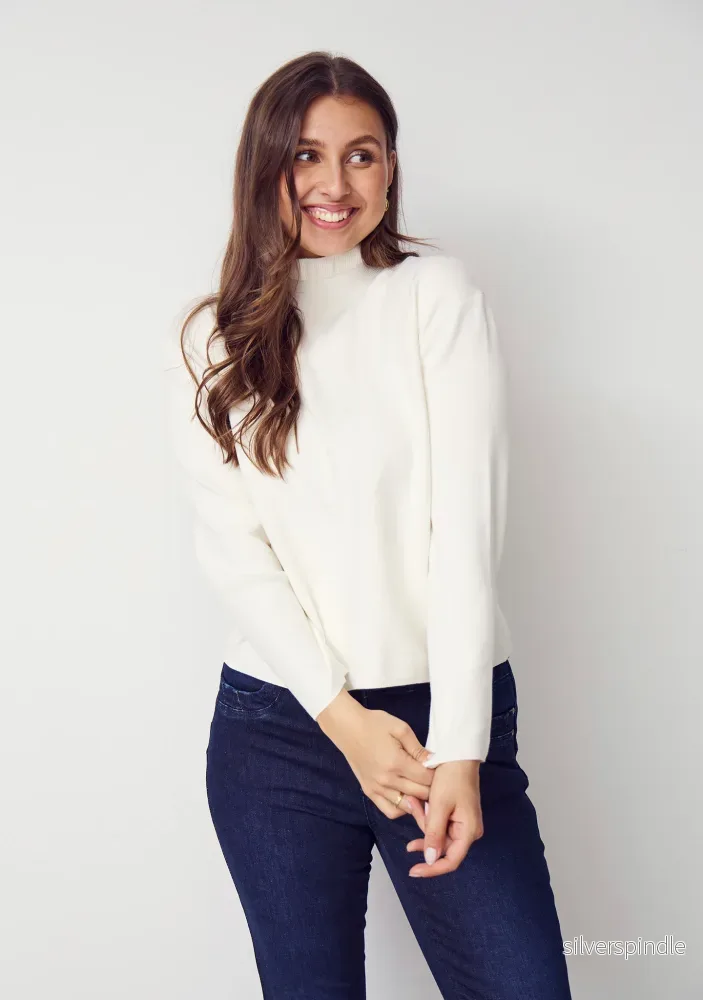 Frigga Flounce Knit - Broken White - Bild 2