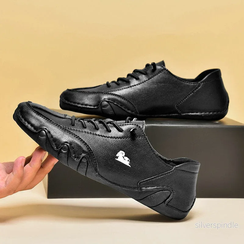 Lucas | Bekväm Låg Slip-On Skor med Elastiska Band
