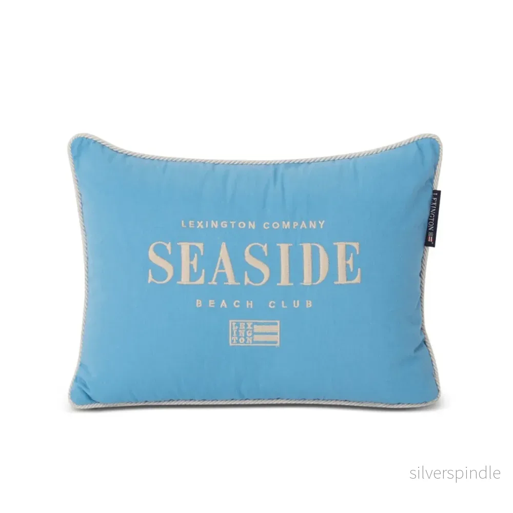 Lexington Seaside Small Organic Cotton Twill Prydnadskudde – Outlet Lexington Seaside Small Organic Cotton Twill Prydnadskudde – Outlet