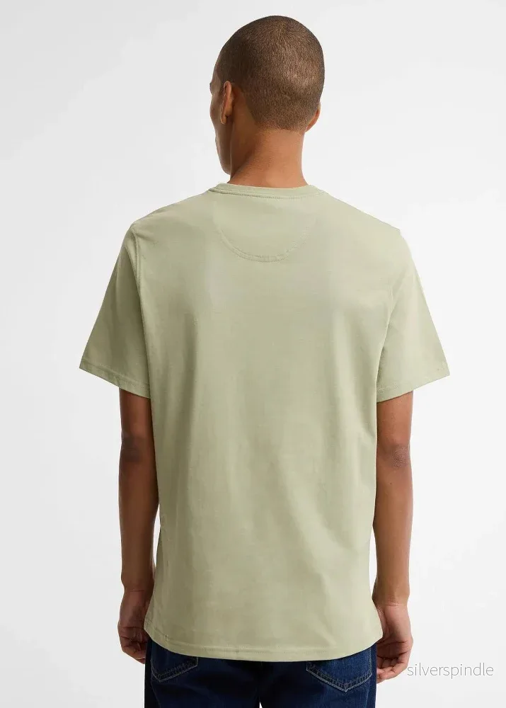 Barbour Essential Sports Tee Sea Green - Bild 3