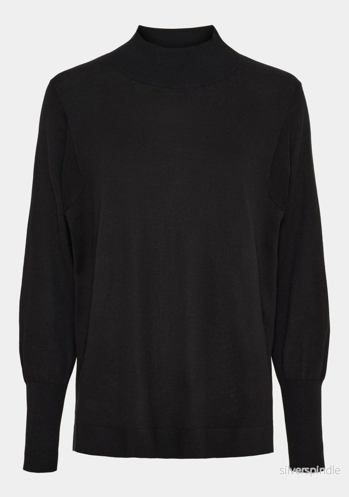 Katinka Knit Pullover – Black Katinka Knit Pullover – Black