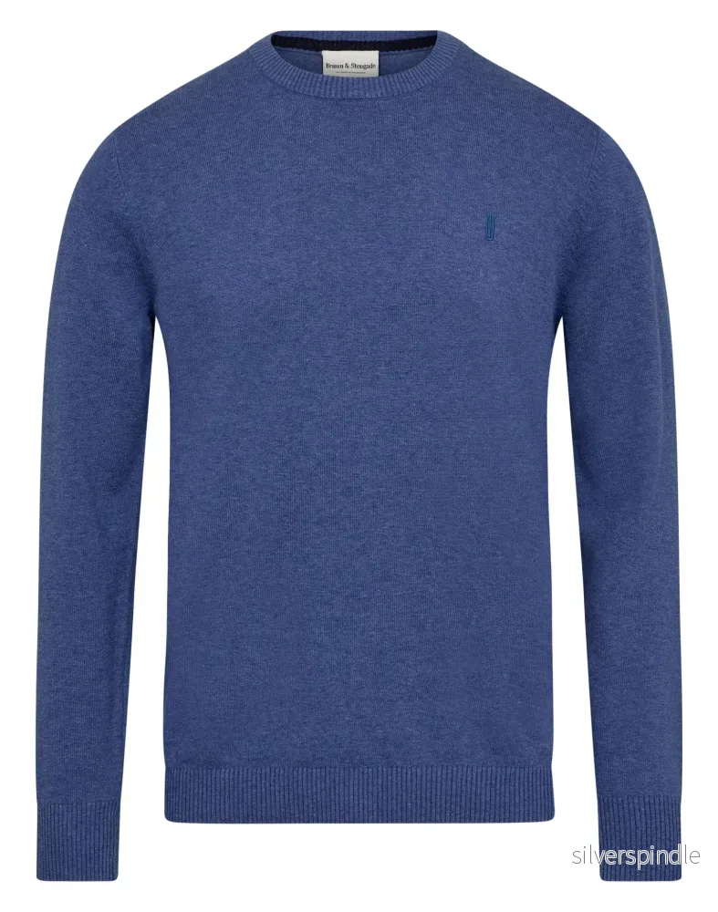 BS Jupiter Regular Fit Stickat – Blue BS Jupiter Regular Fit Stickat – Blue