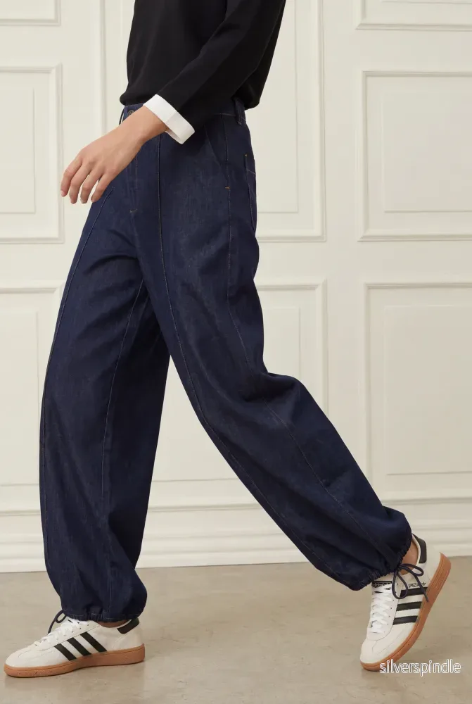 Ganja Loose Pant - Unwashed Denim - Bild 3