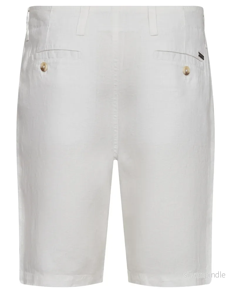 BS Paolos Regular Fit Shorts - White - Bild 2