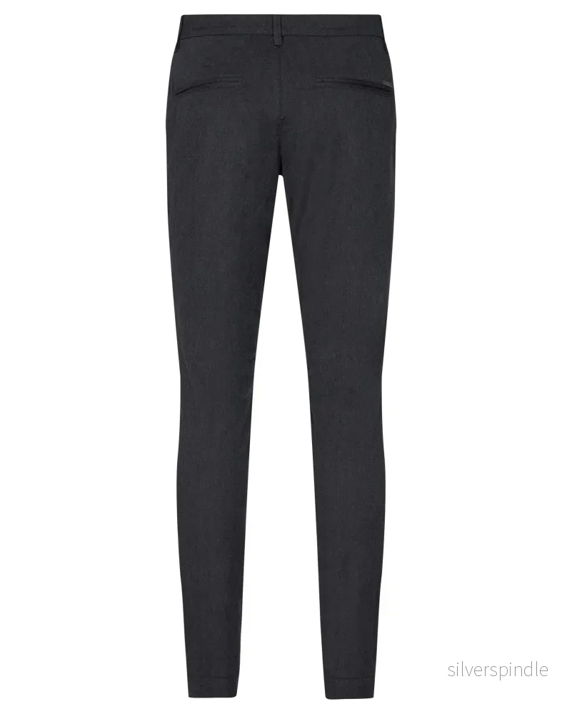 BS Pumpkin Slim Fit Chinos - Svart - Bild 2