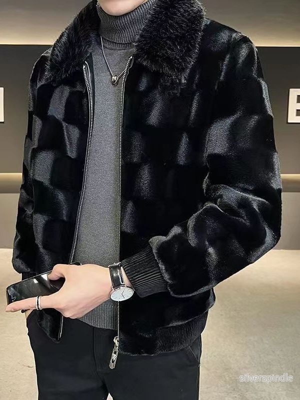 Mia | Elegant Lång Vinterjacka Dam med Fuskpäls och Djurmönster - Bild 3