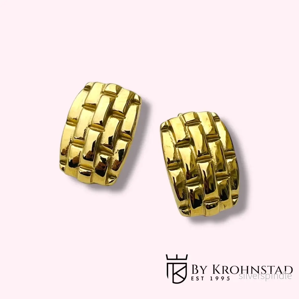 Vintage gold earrings