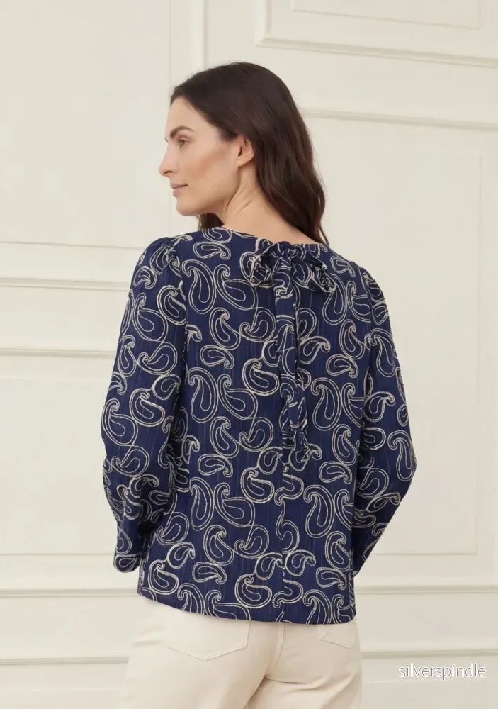 Juna New Blouse - Blue - Bild 2