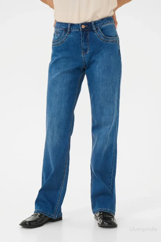 Cream CRLone Straight Leg Jeans Indigoblue - Bild 3