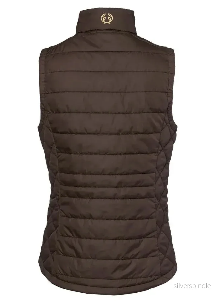 Chevalier Quintin Padded Vest Women Leather Brown - Bild 2